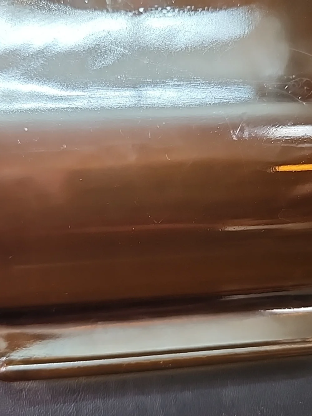 Anchor Hocking Amber-Style Rectangular Glass Tray - Picture 8 of 16